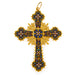 Macklowe Gallery Enamel and Gold Cross Pendant Necklace
