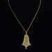 Macklowe Gallery Eugène Feuillâtre Enamel Orange Blossom Pendant Necklace