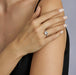 Macklowe Gallery Oval Cushion-Cut Diamond Ring