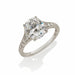 Macklowe Gallery Oval Cushion-Cut Diamond Ring
