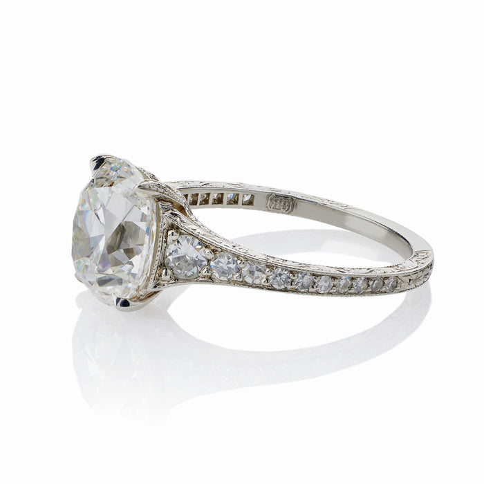 Macklowe Gallery Oval Cushion-Cut Diamond Ring