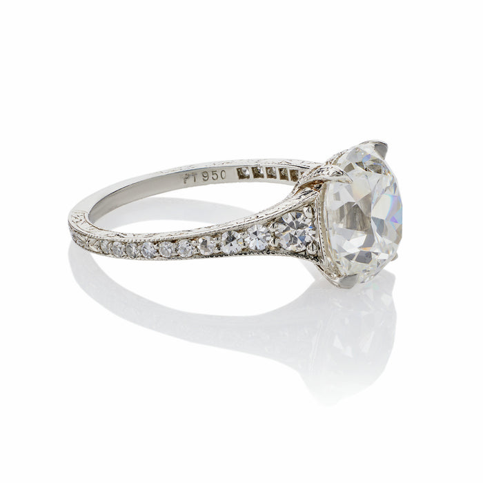 Macklowe Gallery Oval Cushion-Cut Diamond Ring