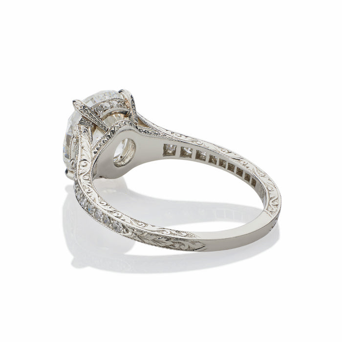 Macklowe Gallery Oval Cushion-Cut Diamond Ring