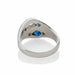 Macklowe Gallery Sapphire and Diamond Twin Stone Ring