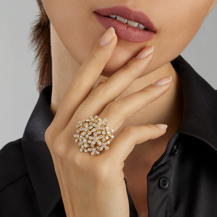 Macklowe Gallery Contemporary Van Cleef & Arpels Diamond “Socrate Bouquet” Ring
