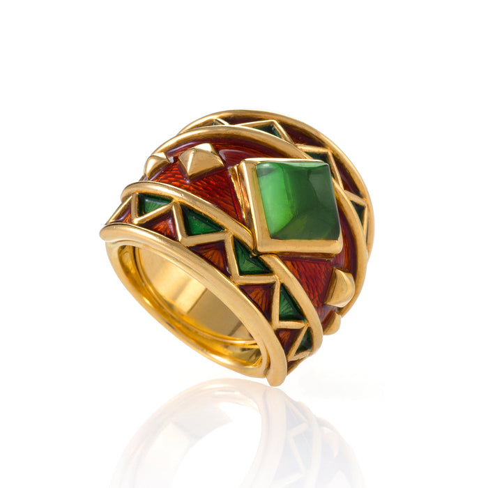 Macklowe Gallery Amr Ghassan Shaker Geneve Contemporary Tourmaline Ring