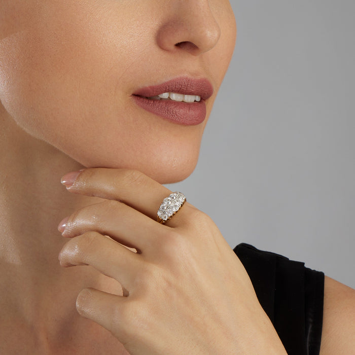 Macklowe Gallery English Old Mine Cut Diamond Ring MackloweGallery