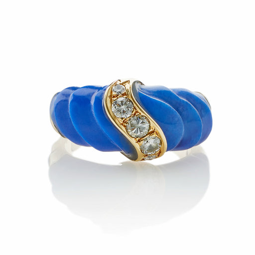 Macklowe Gallery  Van Cleef & Arpels Lapis and Diamond Ring