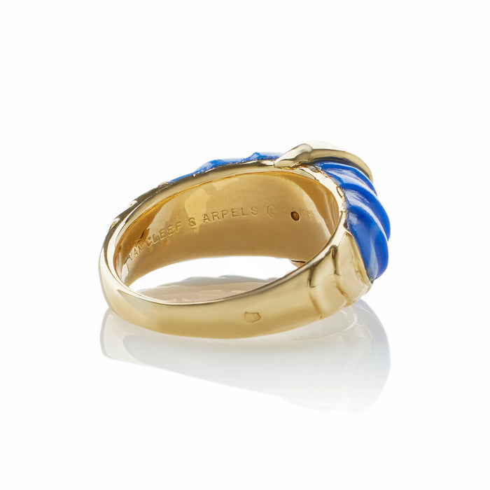 Macklowe Gallery  Van Cleef & Arpels Lapis and Diamond Ring