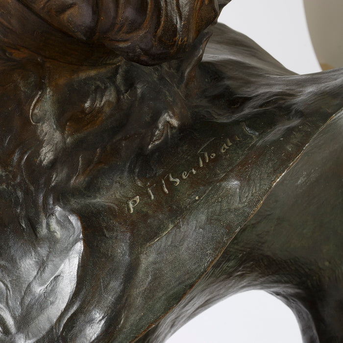 Paul-François Berthoud Bronze Portrait of Sarah Bernhardt