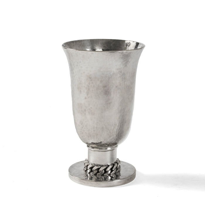Macklowe Gallery Jean Després Hammered Silver Coupe