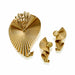 Macklowe Gallery Tiffany & Co. Retro Gold Clip Earrings and Brooch