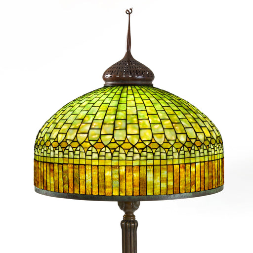 Macklowe Gallery Tiffany Studios New York "Curtain" Border Floor Lamp