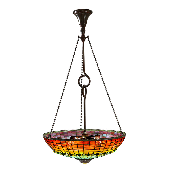 Macklowe Gallery Tiffany Studios New York "Jeweled Geometric" Chandelier