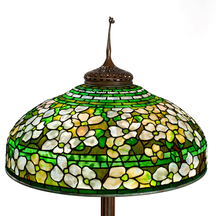 Macklowe Gallery Tiffany Studios New York "Dogwood" Floor Lamp