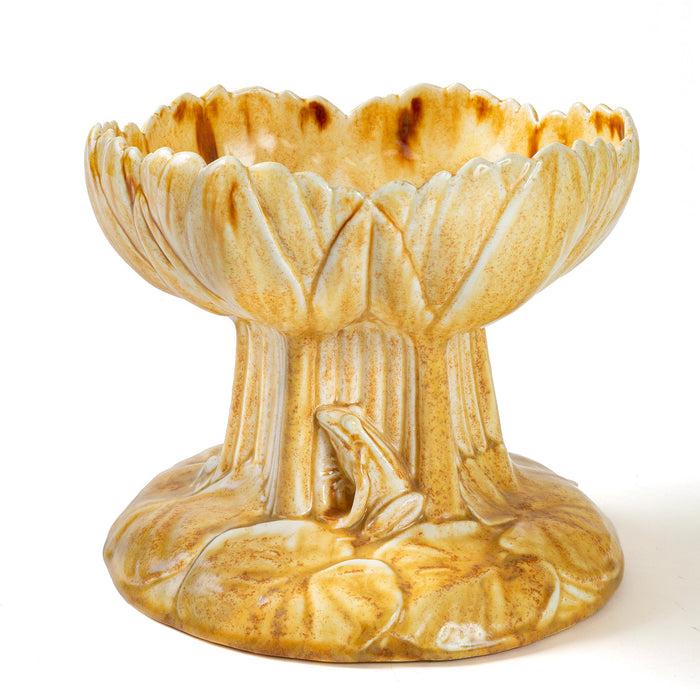Macklowe Gallery Louis Comfort Tiffany "Water Lilies and Frogs" Coupe