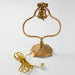 Macklowe Gallery Tiffany Studios  "Zodiac Damascene Harp" Desk Lamp
