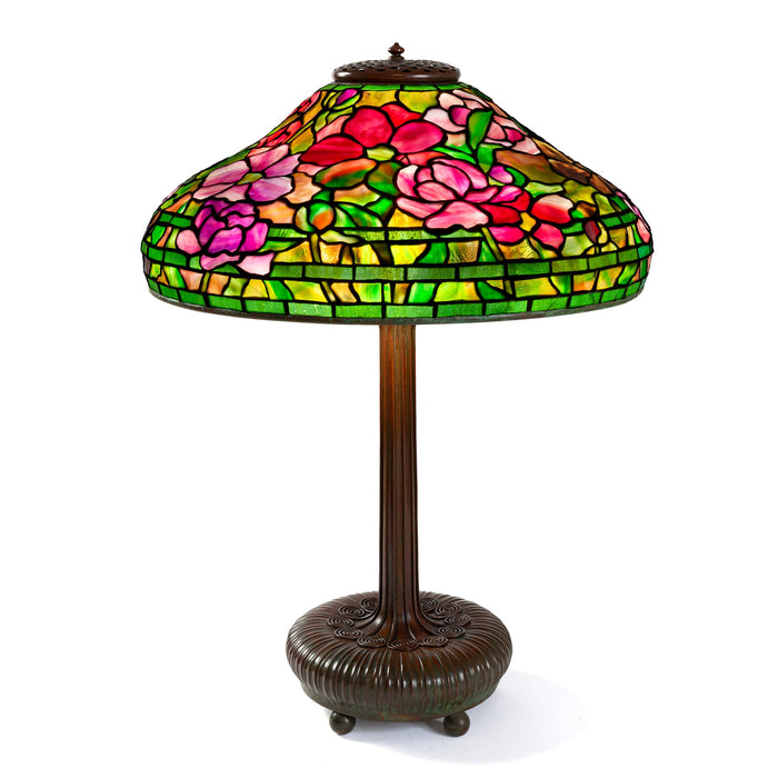 Macklowe Gallery Tiffany Studios New York "Peony" Table Lamp