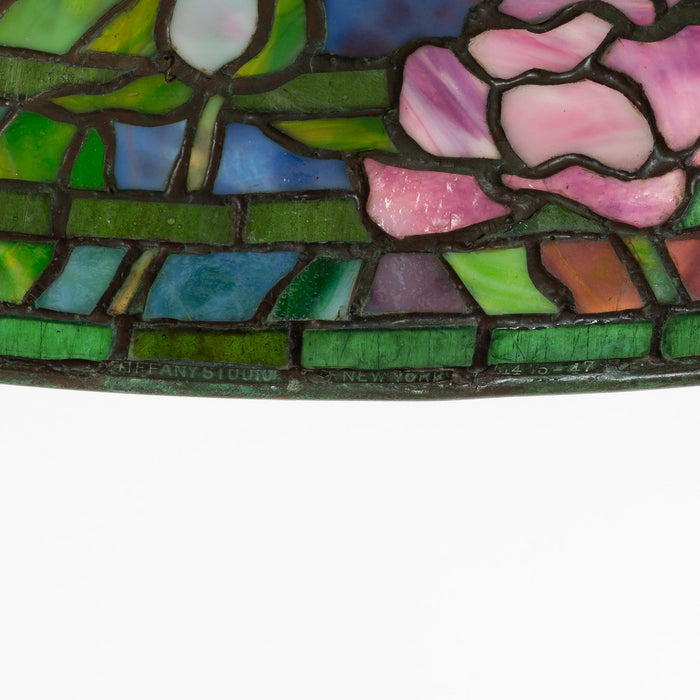 Macklowe Gallery Tiffany Studios New York "Peony" Table Lamp
