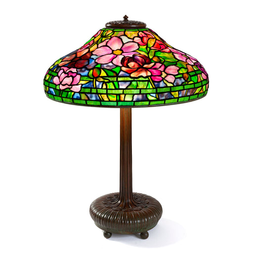 Macklowe Gallery Tiffany Studios New York "Peony" Table Lamp