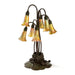 Macklowe Gallery Tiffany Studios New York "Seven Light Lily" Table Lamp 