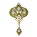 Macklowe Gallery Marcus & Co. Opal, Chrysoprase, and Plique-à-Jour Enamel Brooch