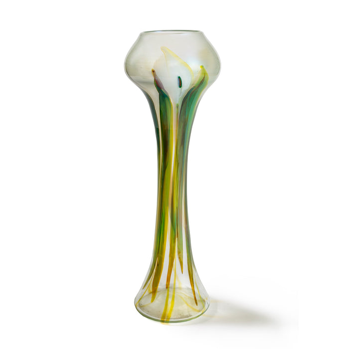 Macklowe Gallery Tiffany Studios New York “Calla Lily” Favrile Glass Vase
