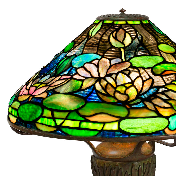 Macklowe Gallery  Tiffany Studios New York “Flowering Water Lily” Table Lamp