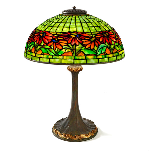Macklowe Gallery Tiffany Studios New York "Poinsettia" Table Lamp