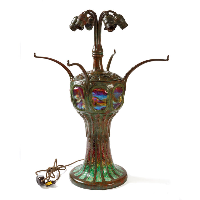 Macklowe Gallery Tiffany Studios New York "Peony" Table Lamp