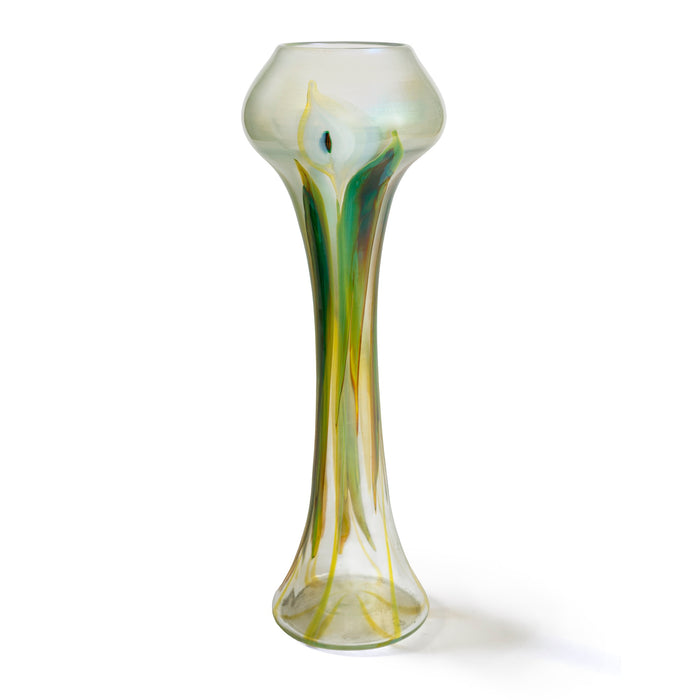 Macklowe Gallery Tiffany Studios New York “Calla Lily” Favrile Glass Vase