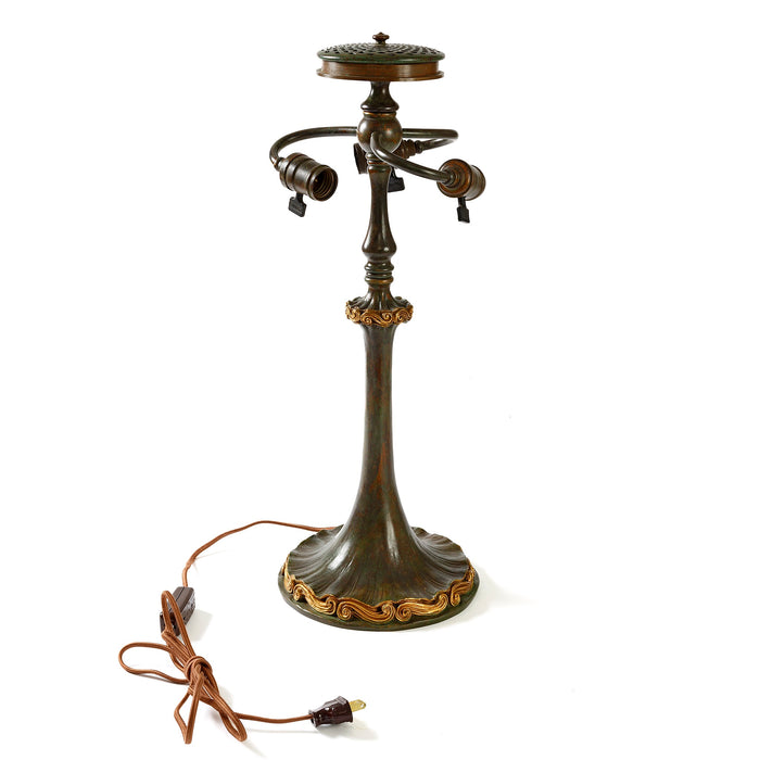 Macklowe Gallery Tiffany Studios New York "Poinsettia" Table Lamp