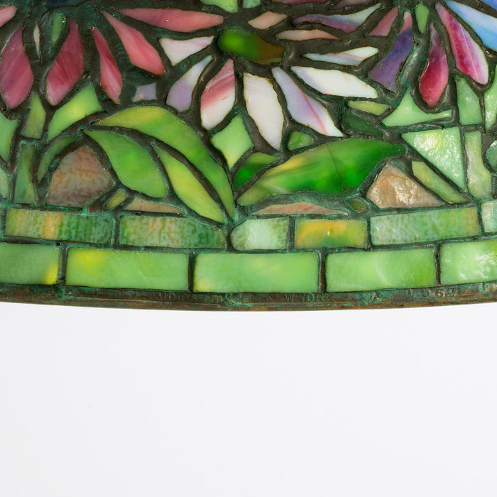 Macklowe Gallery Tiffany Studios New York "Poinsettia" Table Lamp