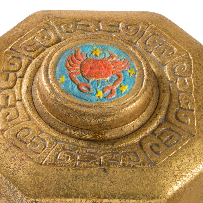 Macklowe Gallery Tiffany Studios New York "Zodiac" Inkwell