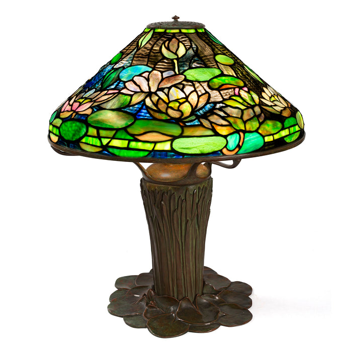 Macklowe Gallery  Tiffany Studios New York “Flowering Water Lily” Table Lamp