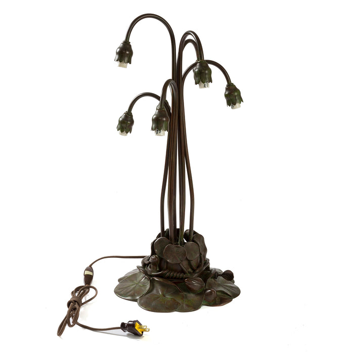 Macklowe Gallery Tiffany Studios New York "Seven Light Lily" Table Lamp 
