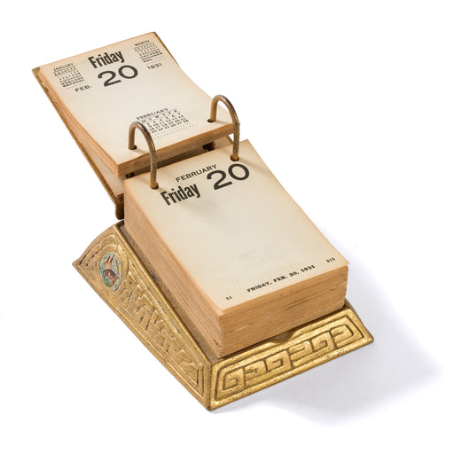 Macklowe Gallery Tiffany Studios New York "Zodiac" Desk Calendar