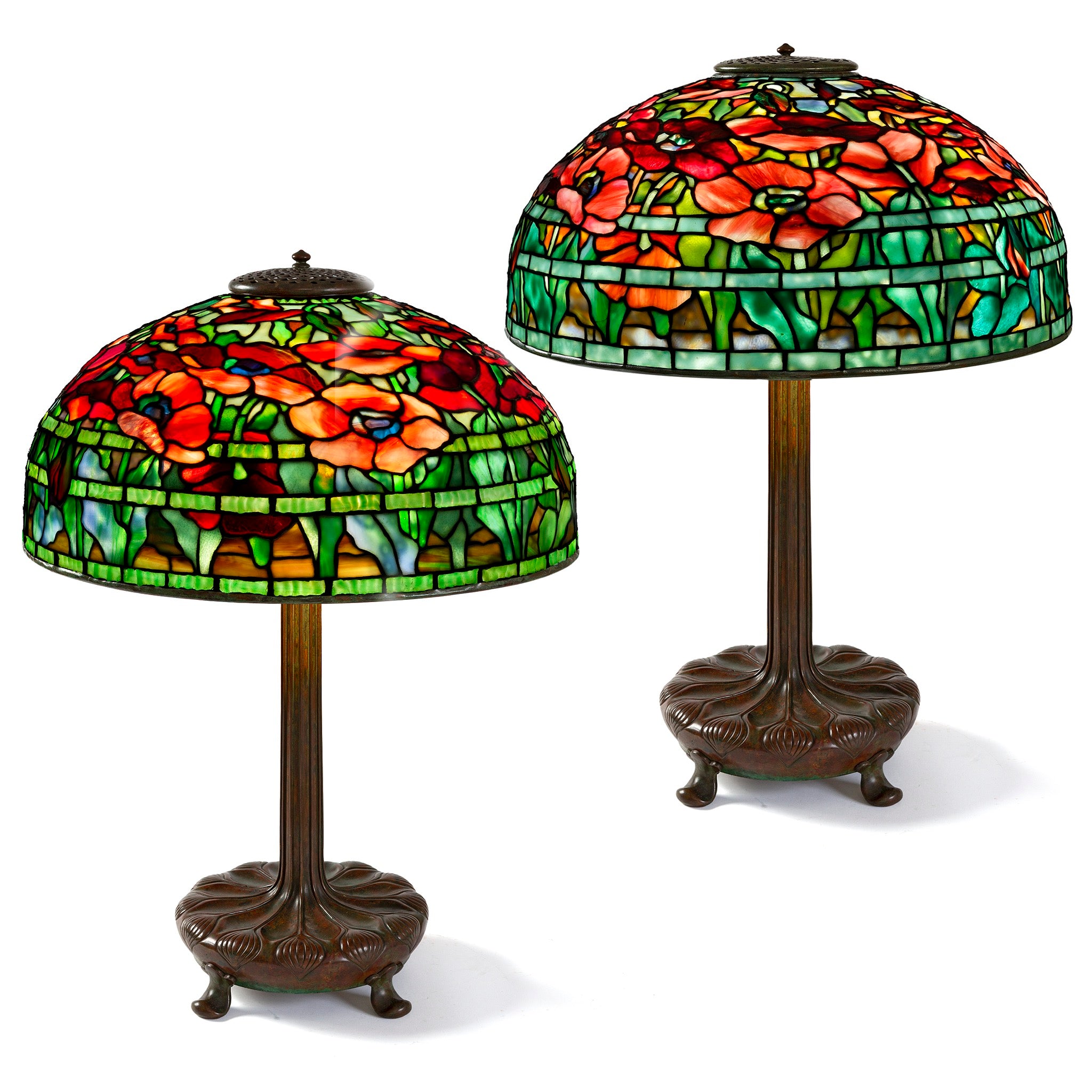 Tiffany poppy lamp new arrivals