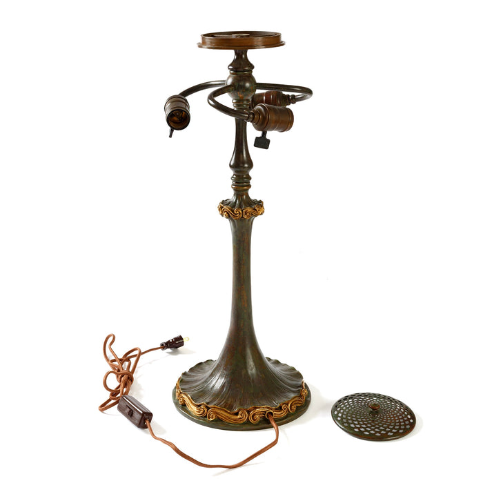 Macklowe Gallery Tiffany Studios New York "Poinsettia" Table Lamp