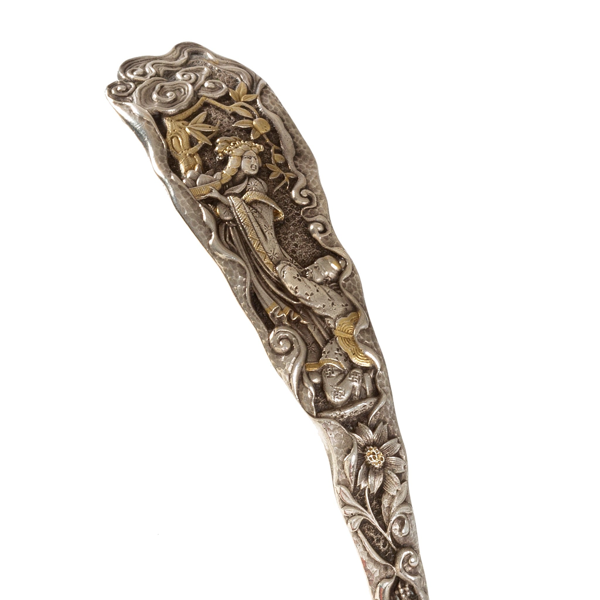 Macklowe Gallery | Gorham Mfg. Co. Silver Hizen Soup Ladle