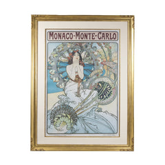 Alphonse Mucha "Monaco Monte-Carlo" Lithograph