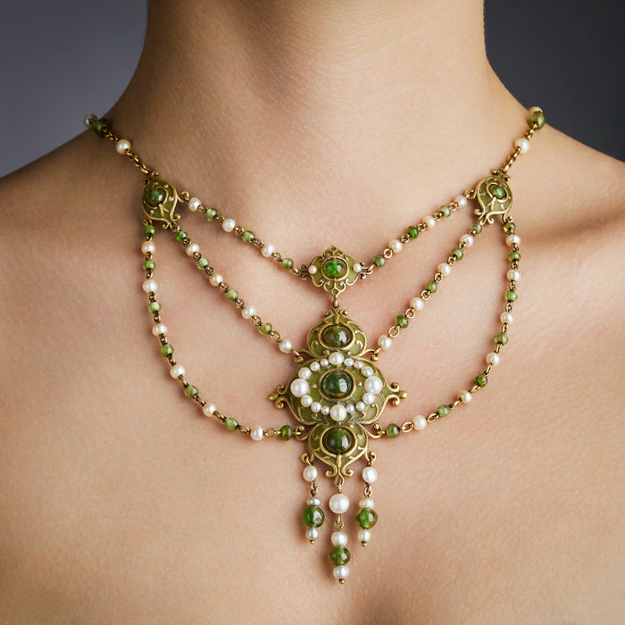 Peridot choker on sale