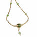 Macklowe Gallery Marcus & Co. Plique-à-jour Enamel and Peridot Necklace