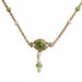 Macklowe Gallery Marcus & Co. Plique-à-jour Enamel and Peridot Necklace