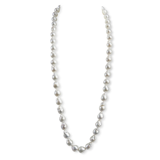Macklowe Gallery Long Cultured Baroque Natural Color South Sea Pearl Necklace