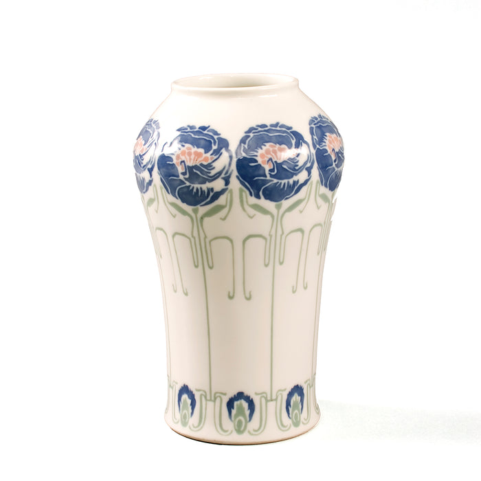 Georges de Feure Floral Ceramic Vase