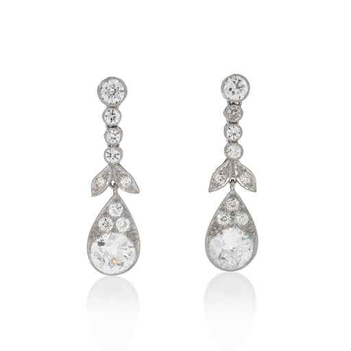 Macklowe Gallery Diamond Pendant Earrings