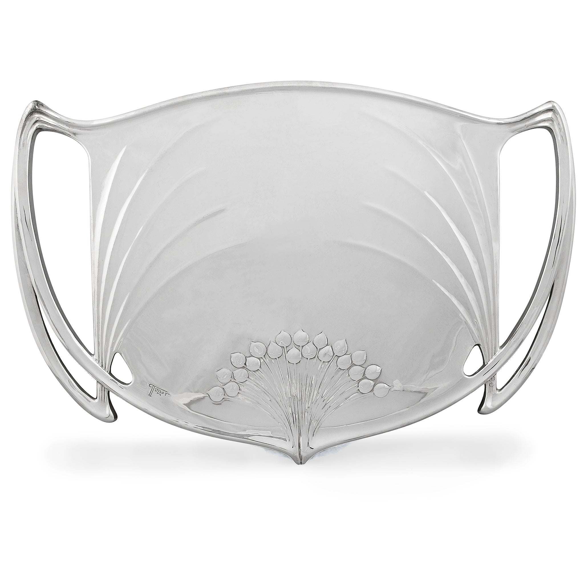 ★追加画像【仏製／Edmond Tetard】アール・ヌーヴォー 純銀ポット Macklowe Gallery | Paul Follot Silvered Coffee and Tea Service Set