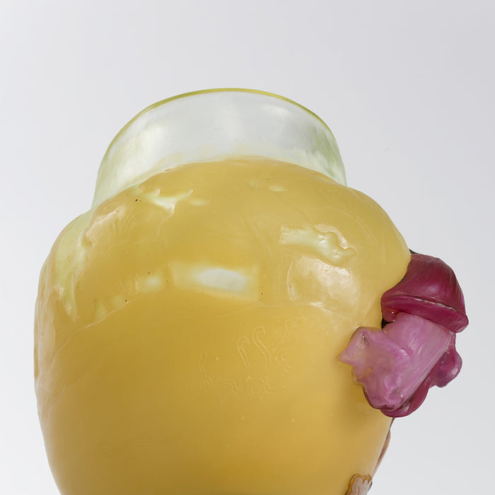 Macklowe Gallery Émile Gallé "Rose de France" Glass Vase