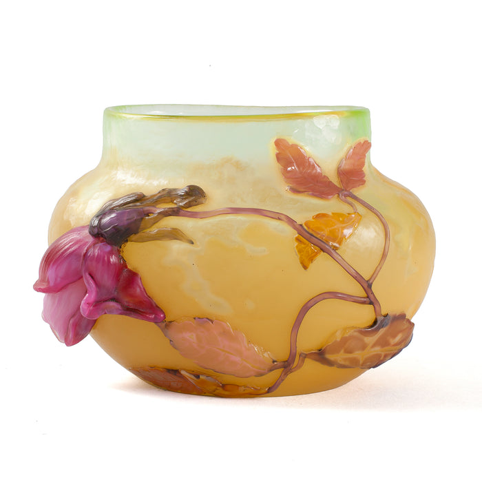 Émile Gallé "Rose de France" Glass Vase